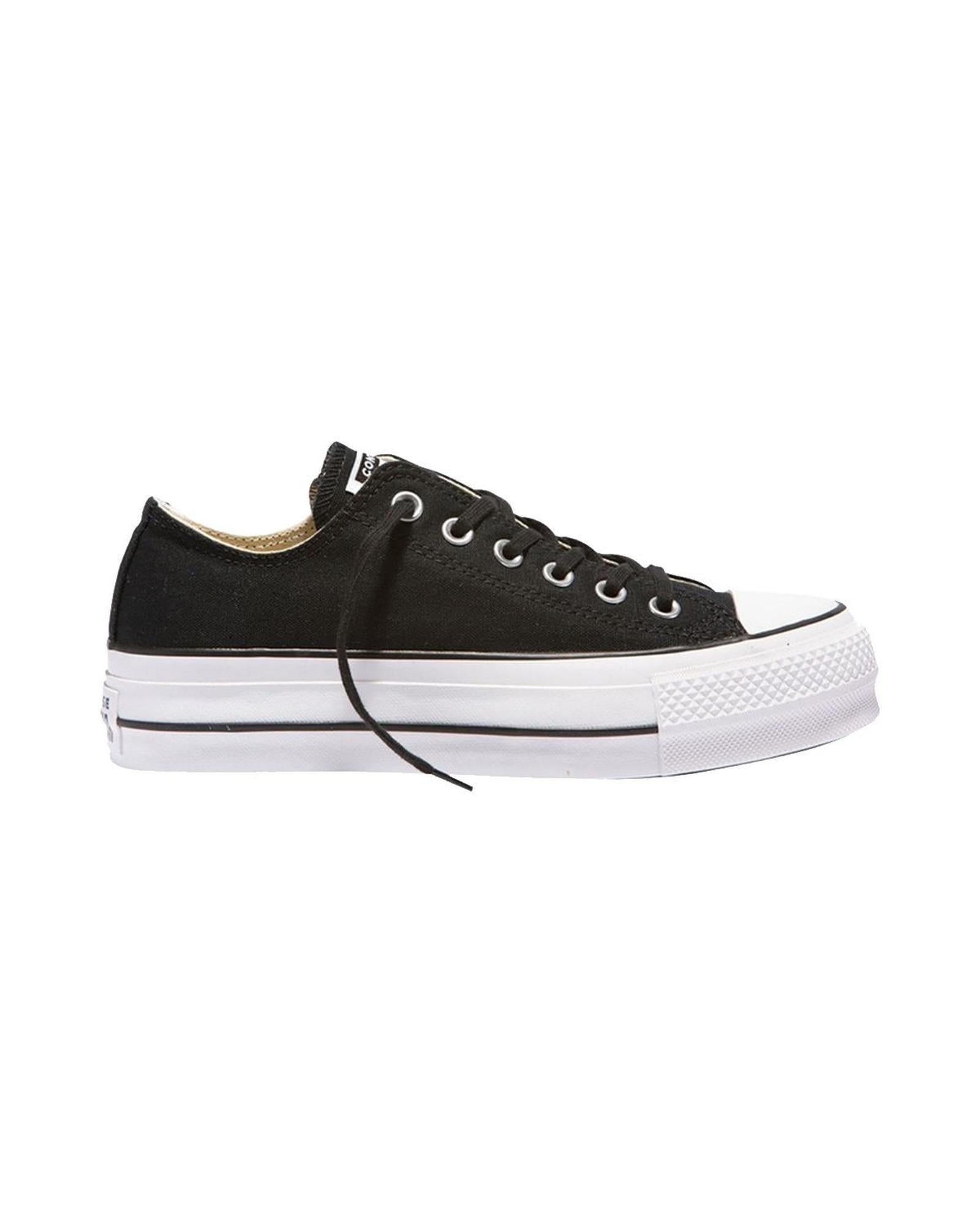 Canvas Chuck Taylor Sneaker with Elevated Sole - 11 US