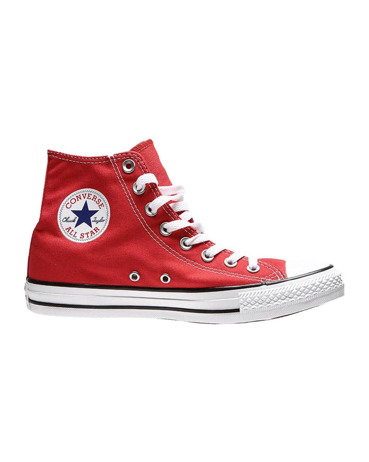 Canvas Hi-Top Casual Shoes with Vulcanised Rubber Sole - 9 US