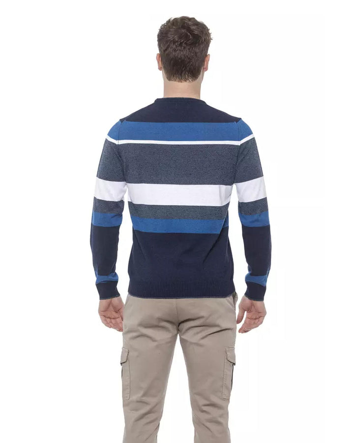 Striped Crewneck Sweater M Men