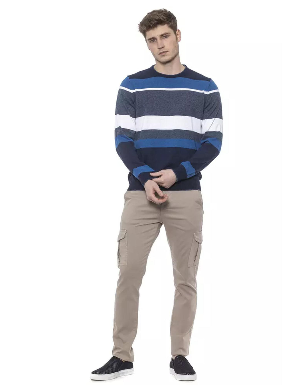 Striped Crewneck Sweater S Men