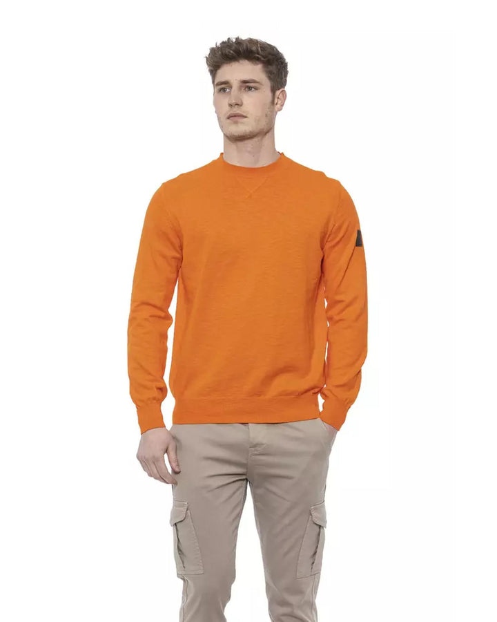 Solid Color Crewneck Man Sweater M Men