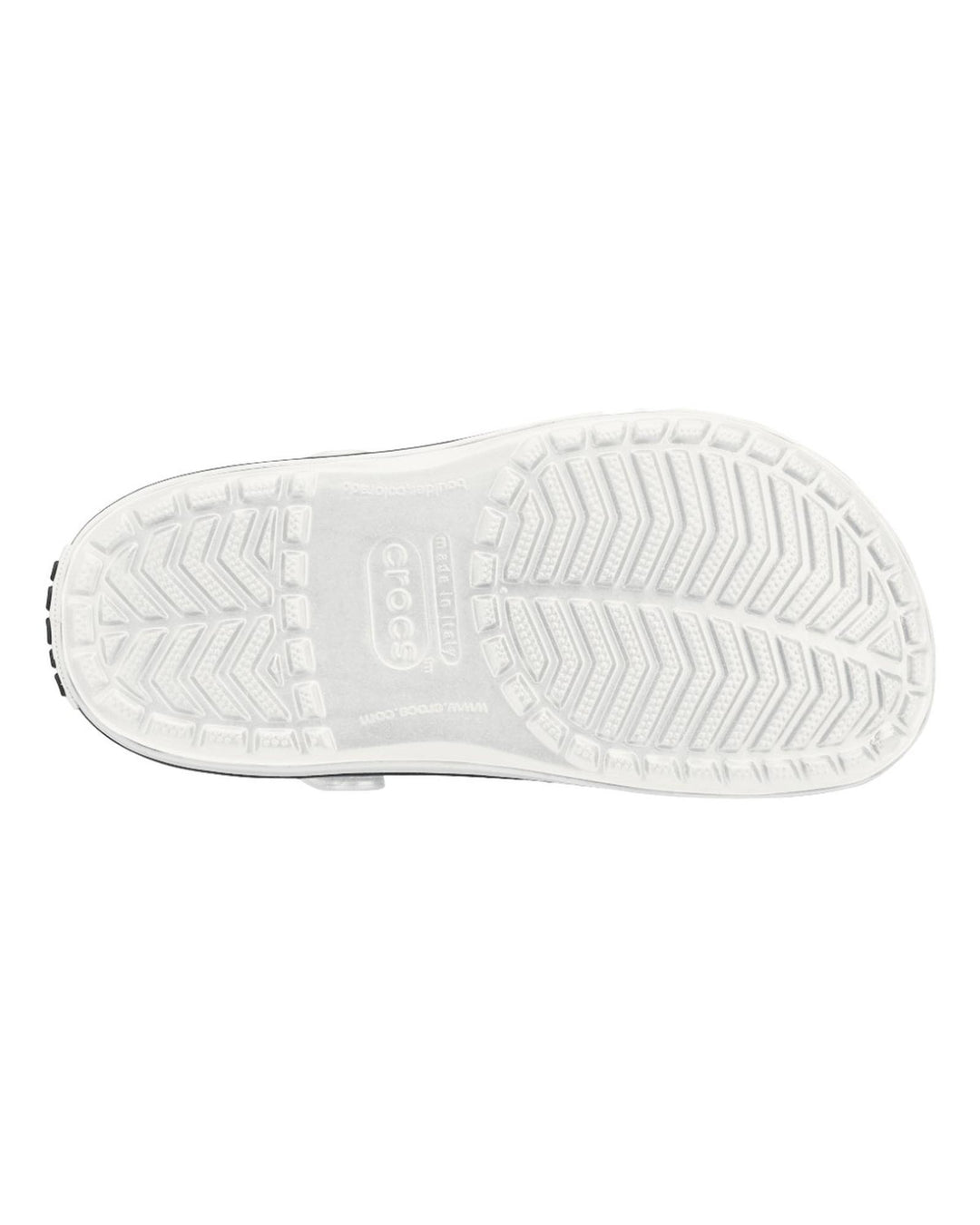 White Clog Sandals with Heel Straps and Ventilation Ports - 13 US