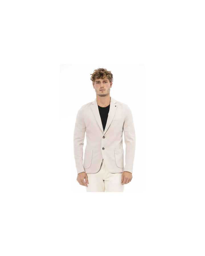 Classic Button Closure Jacket with Front Pockets 54 IT Men