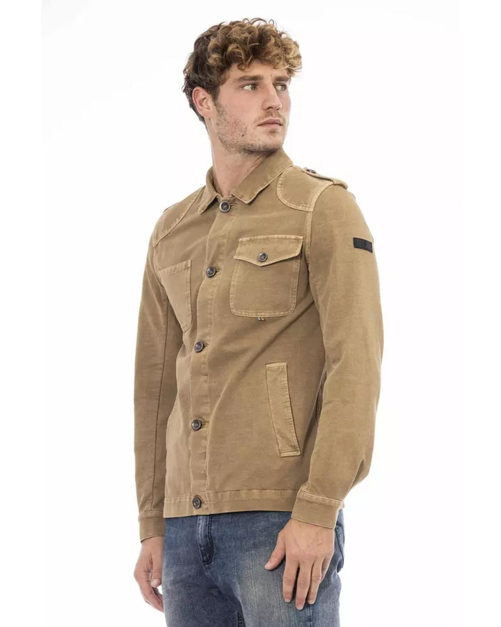 Convertible Jacket with Detachable Braces and Functional Pockets 48 IT Men