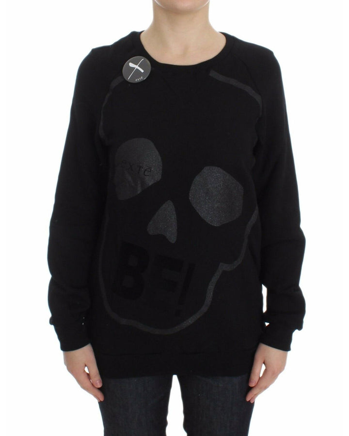 EXTE Crew-neck Pullover with Skull Motive Print 40 IT Women