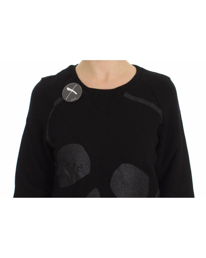 EXTE Crew-neck Pullover with Skull Motive Print 40 IT Women