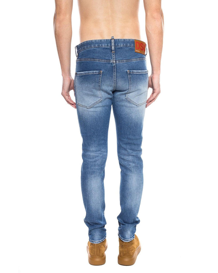 Distressed Cool Guy Jeans with Tapered Legs 48 IT Men