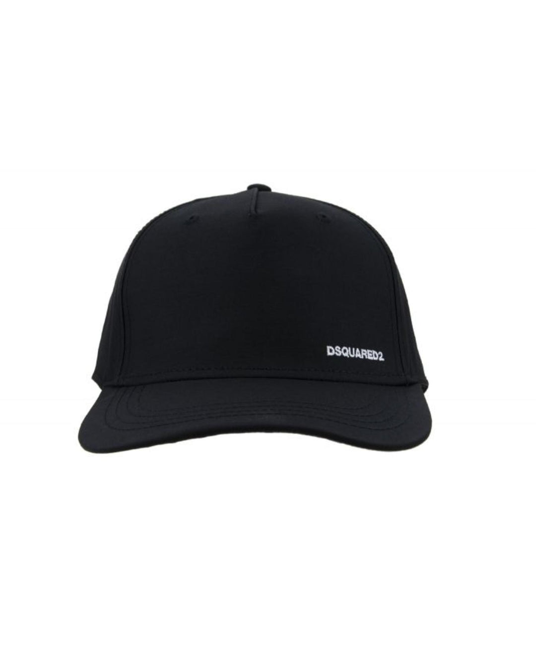 Black Cap with Embroidered Logo by Dsquared2 One Size Men