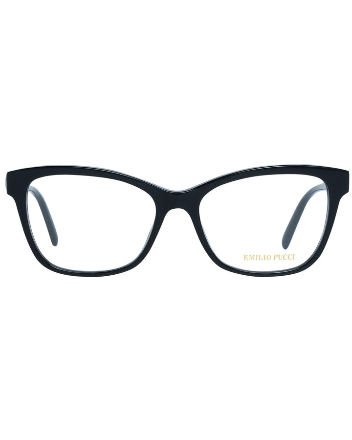 Black Trapezium Frame Glasses One Size Women