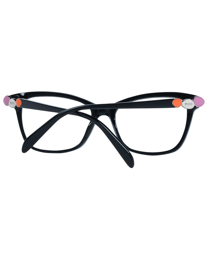 Black Trapezium Frame Glasses One Size Women