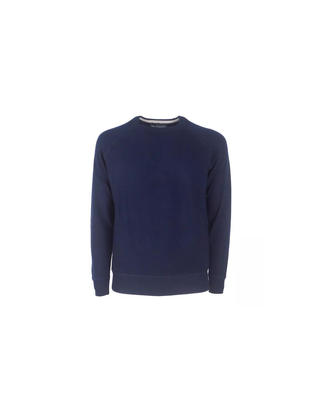 Pure Cashmere Raglan Sweater - Slim Fit - Dark Blue 52 IT Men