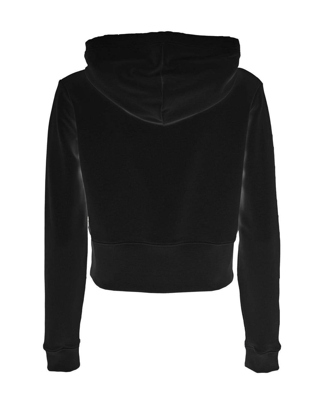 Black Logo Rhinestone Hoodie for Women L Women