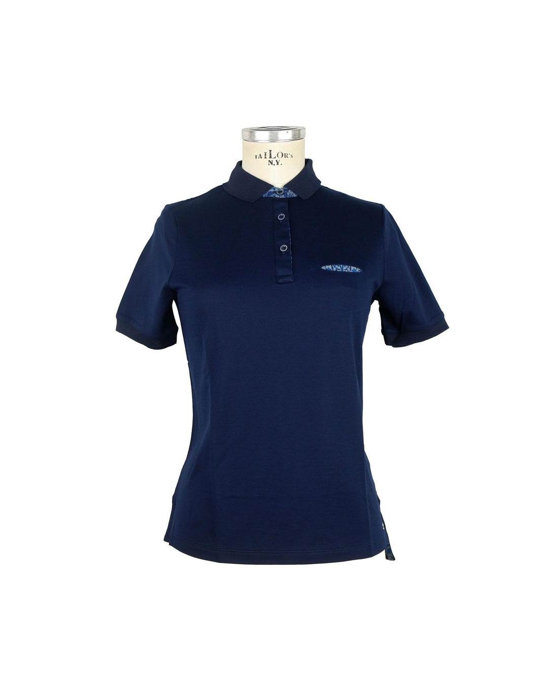 Jacob Cohen Short Sleeve Polo Shirt in Dark Blue Cotton S Women