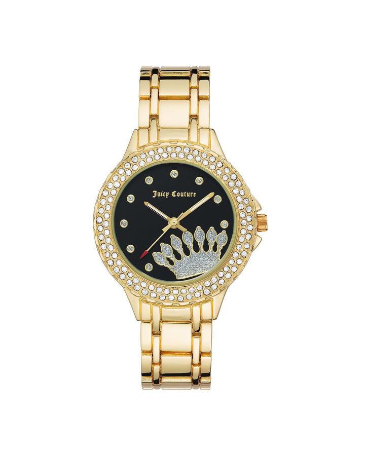 Gold Rhinestone Fashion Watch One Size Women