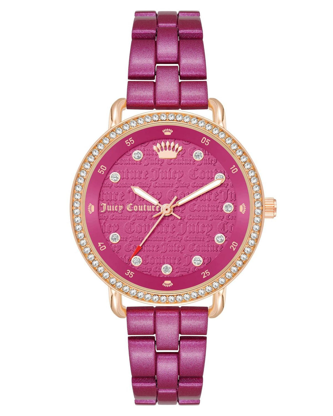 Rose Gold Fashion Watch with Rhine Stone Facing One Size Women