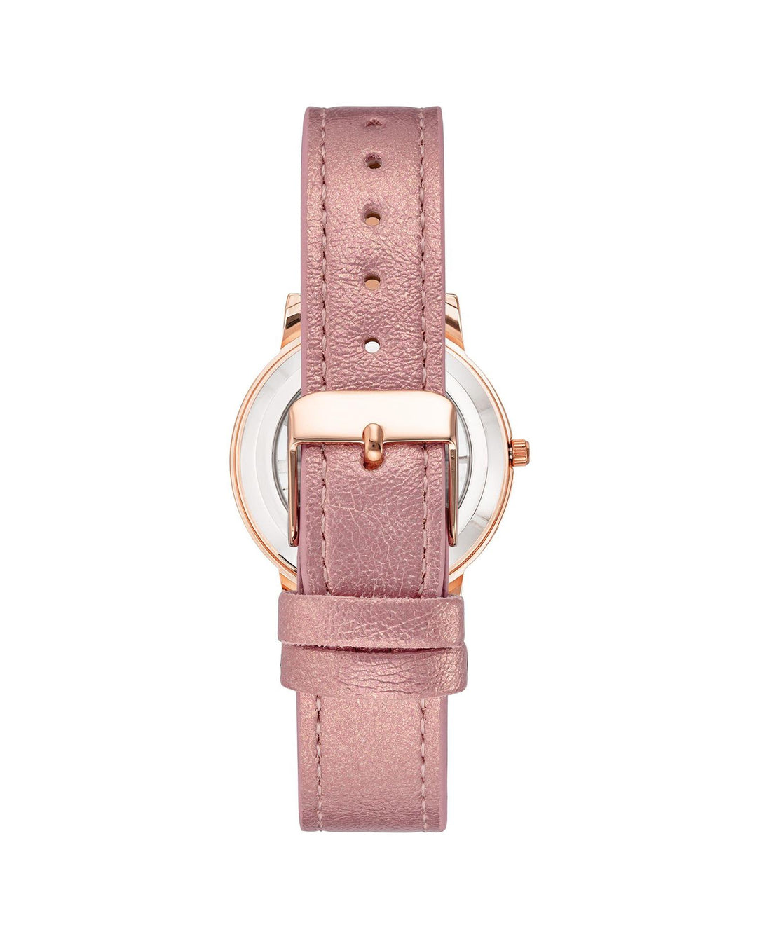 Rose Gold Fashion Analog Watch with Rhine Stone Detailing One Size Women