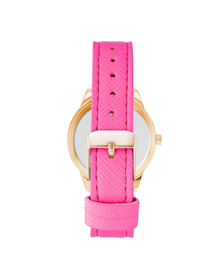 Rose Gold Analog Fashion Watch with Rhine Stone Facing One Size Women