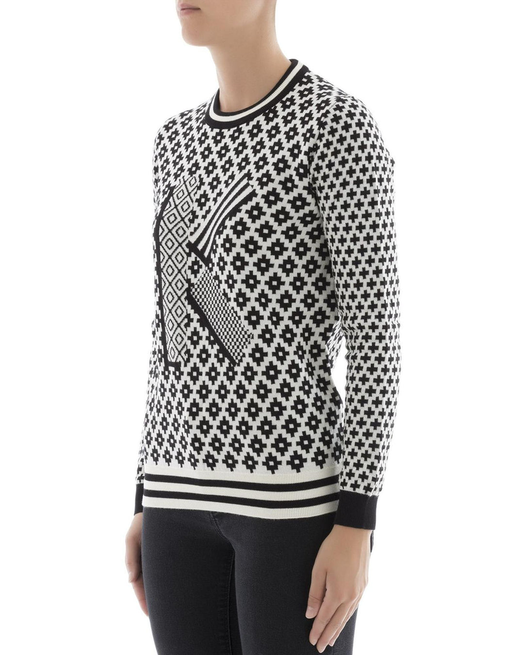 Iconic Kenzo Sweater with All-Over Design XL Women