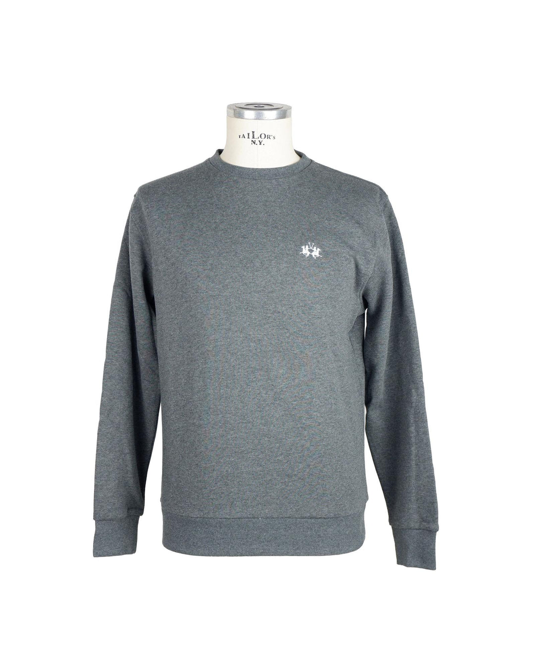 Cotton sweatshirt with logo sewn on chest XL Men