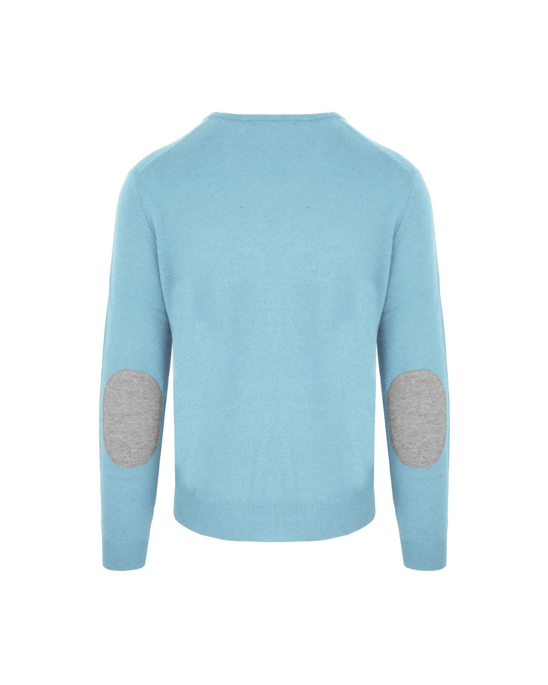 Sky Blue Cashmere and Wool Roundneck Sweatshirt M Men