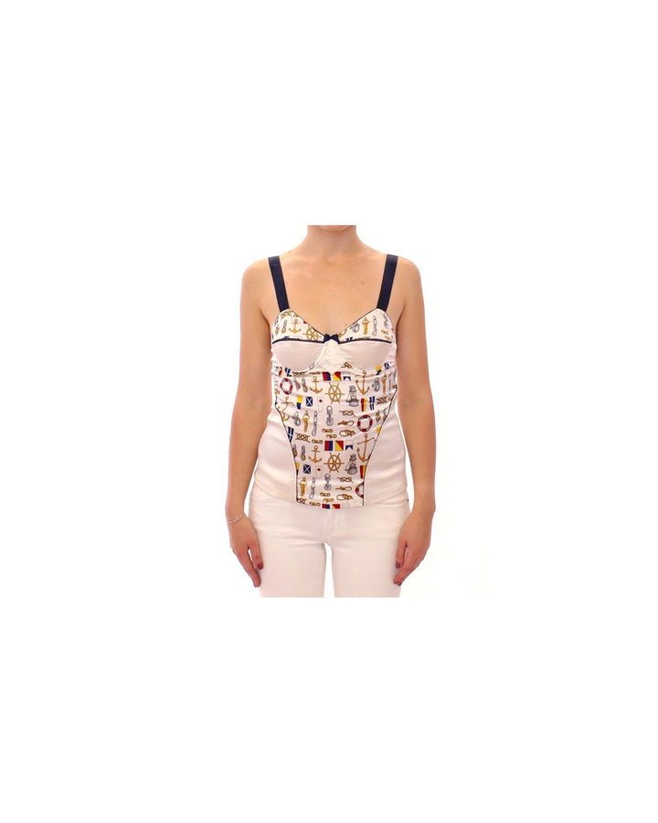 Dolce & Gabbana D&G Sailor Motive Print Tank Top 2 IT Women