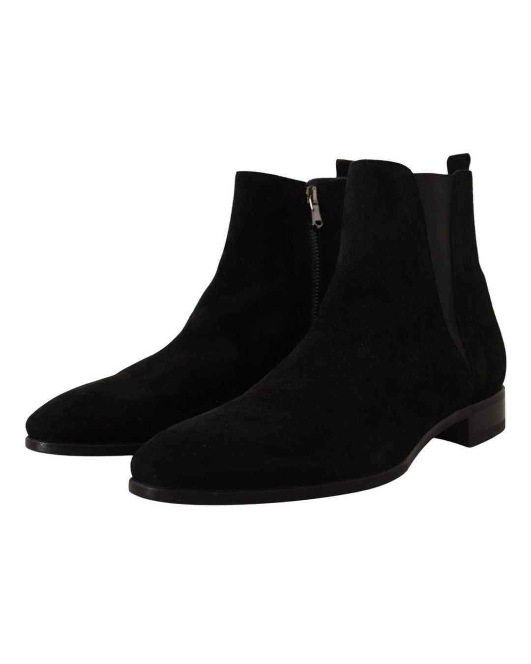 Dolce & Gabbana Chelsea Boots with Side Zipper Closure 39 EU Men