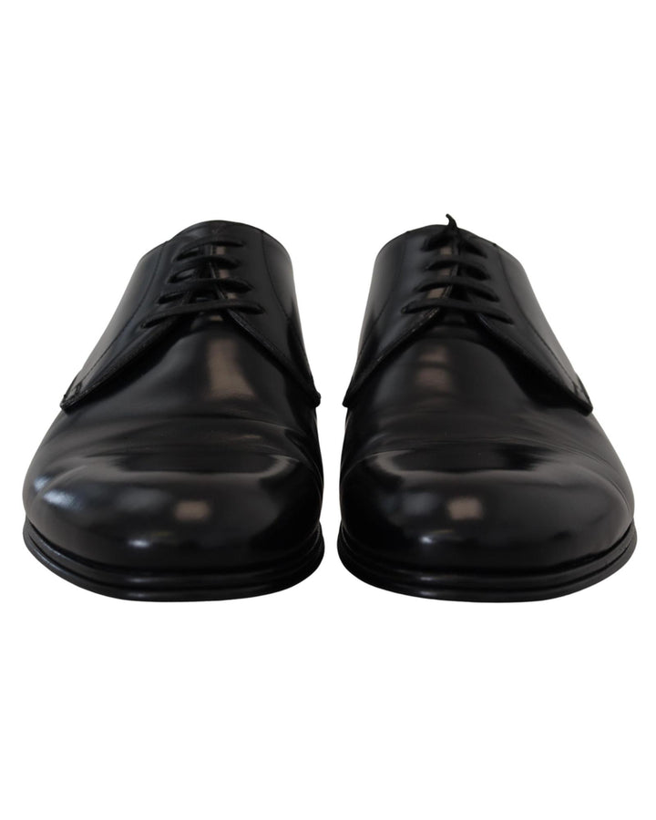 Derby Dress Formal Shoes with Leather Sole and Logo Details 42.5 EU Men