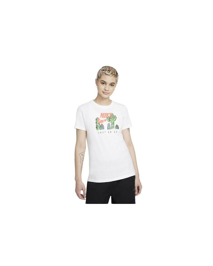 Printed Graphic Summer Tee for Women - S