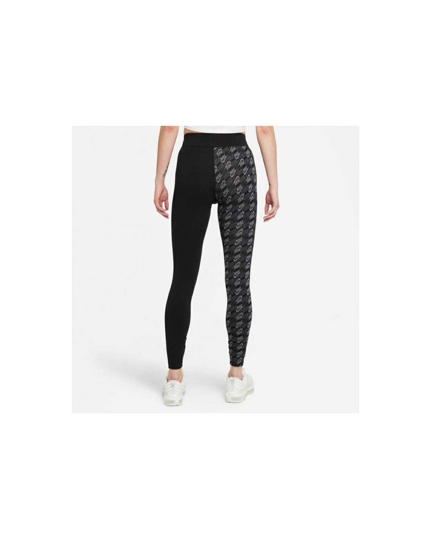 High Rise Stretch Waistband Tights - L