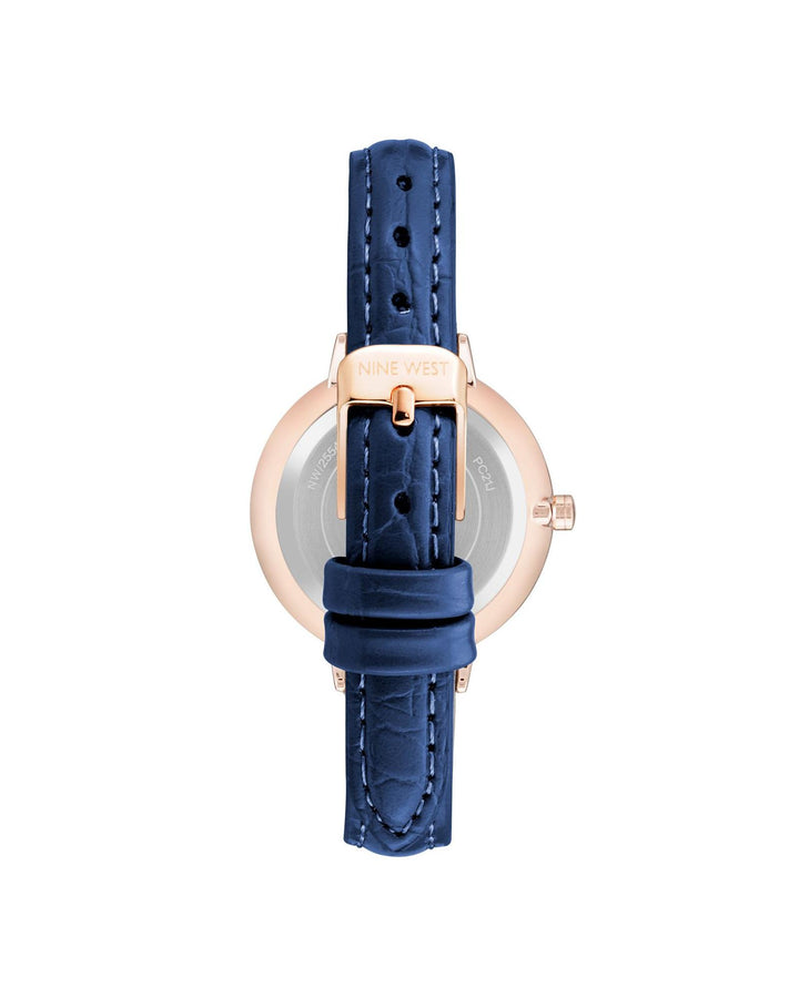 Rose Gold Analog Fashion Watch with Rhine Stone Facing One Size Women