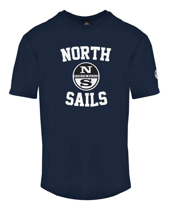 Solid Color Front Print Crewneck T-shirt by North Sails L Men