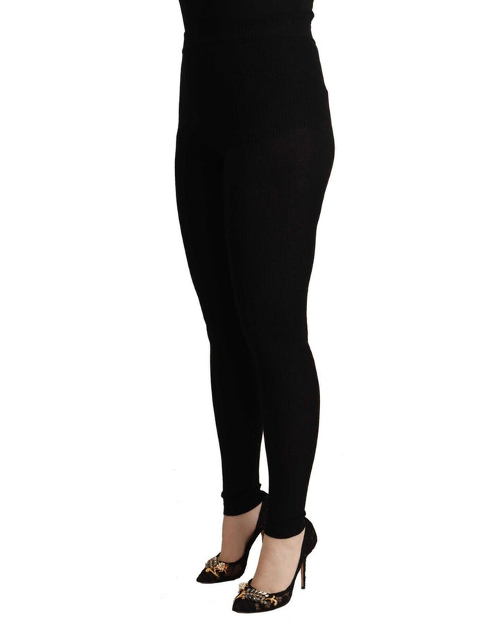 High Waist Stretch Tights Pants 36 IT Women