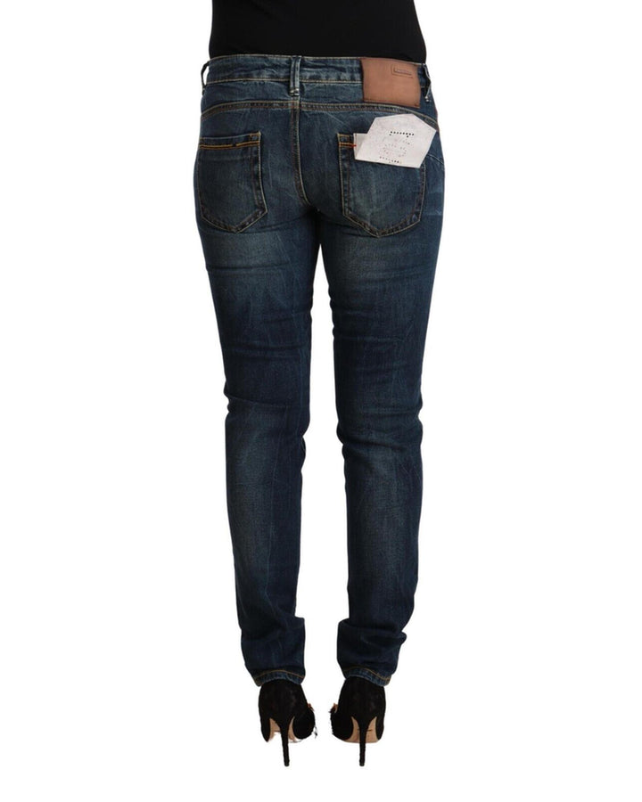 Authentic ACHT Slim Fit Jeans with Zipper Closure W26 US Women