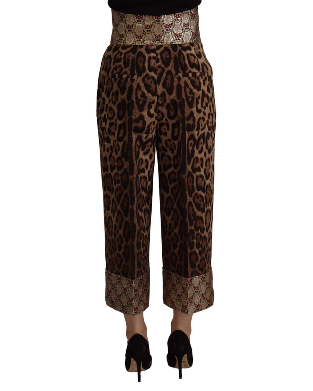 Dolce & Gabbana Dress High Waist Cropped Pants 38 IT Women