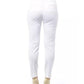 High Waist Slim Fit Trousers with Front and Back Pockets and Zip Closure 44 IT Women