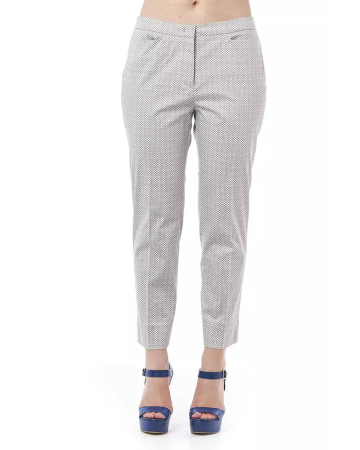 Geometric Pattern Regular Fit Trousers 50 IT Women