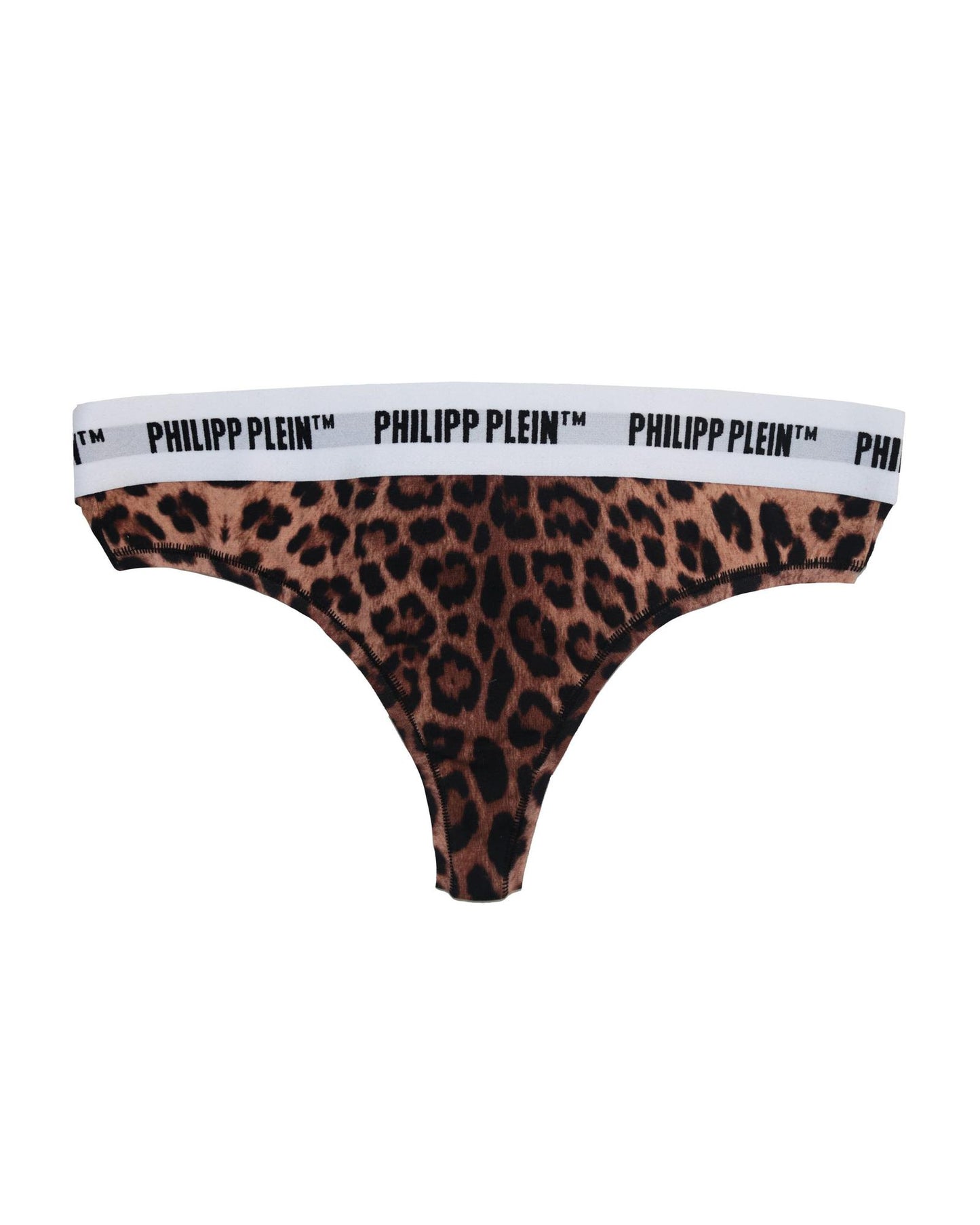 Leopard Print Thong Set by Philipp Plein (2-Pack) M Women