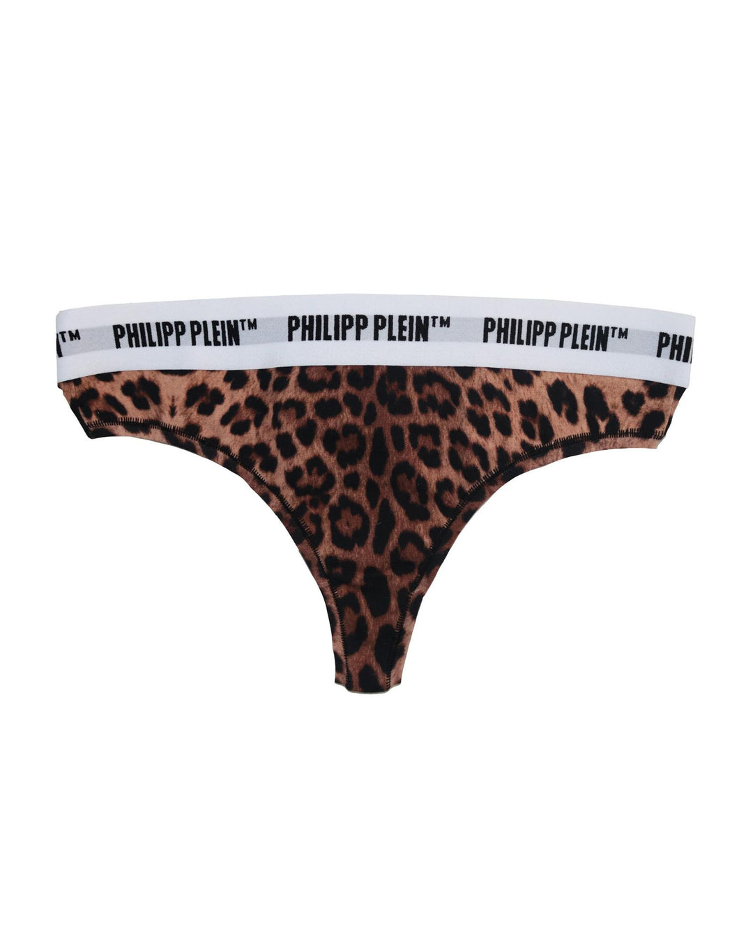 Leopard Print Thong Set by Philipp Plein (2-Pack) XL Women