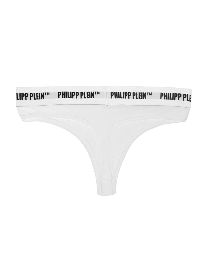 Philipp Plein Womens Thong - Elastic Logo Two-Piece Pack XL Women