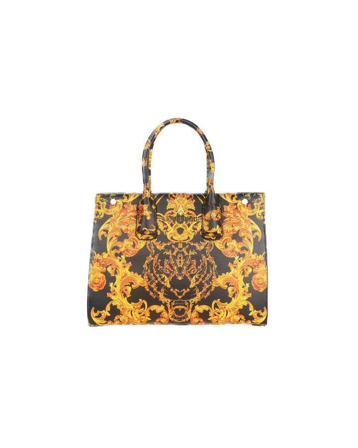 Plein Sport Iconic Design Shopping Bag with Gold Detailing One Size Women