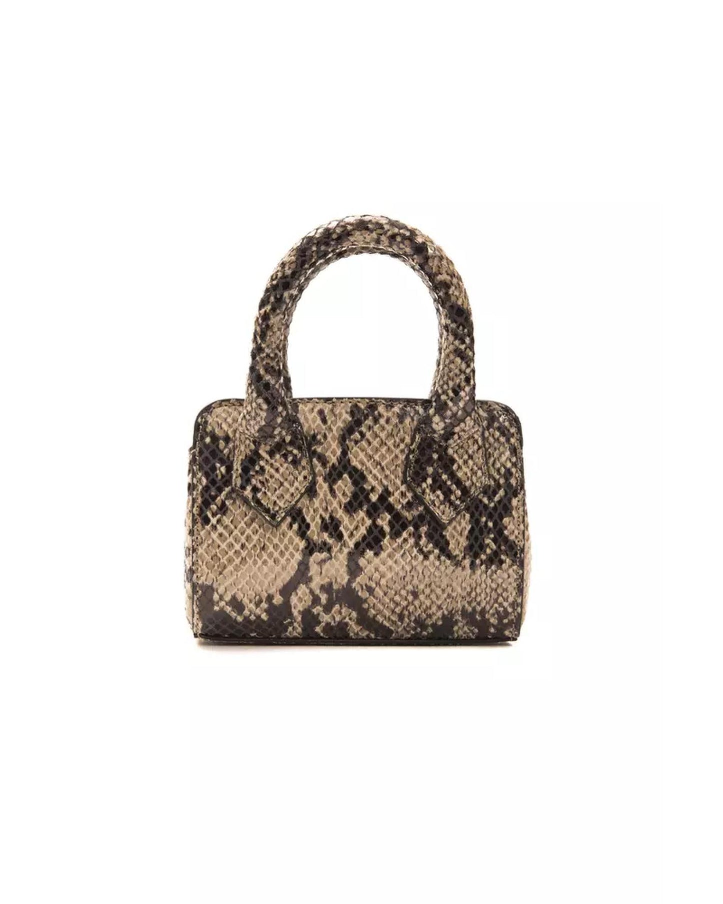 Python Print Mini Tote Handbag One Size Women