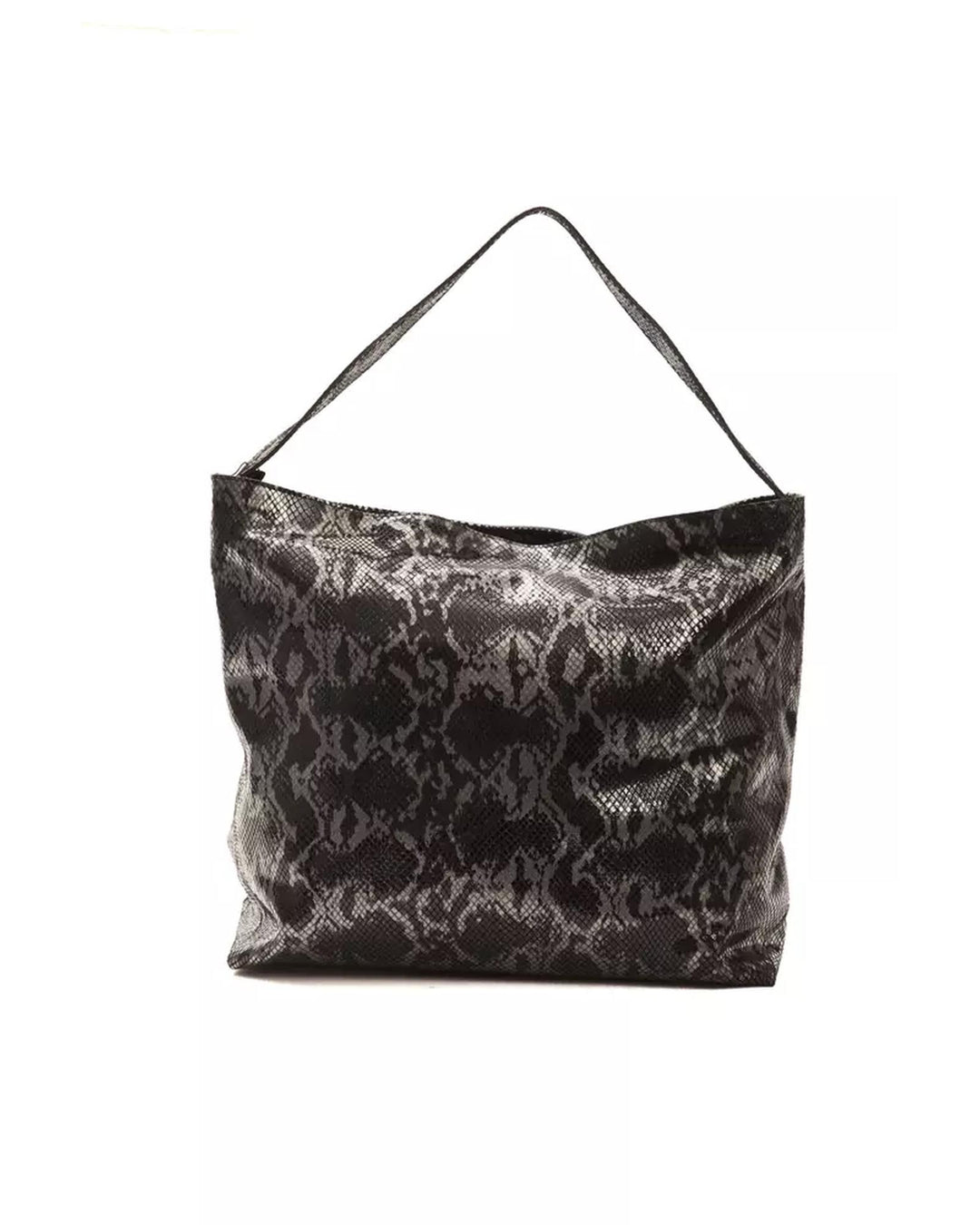 Python Print Leather Shoulder Bag One Size Women