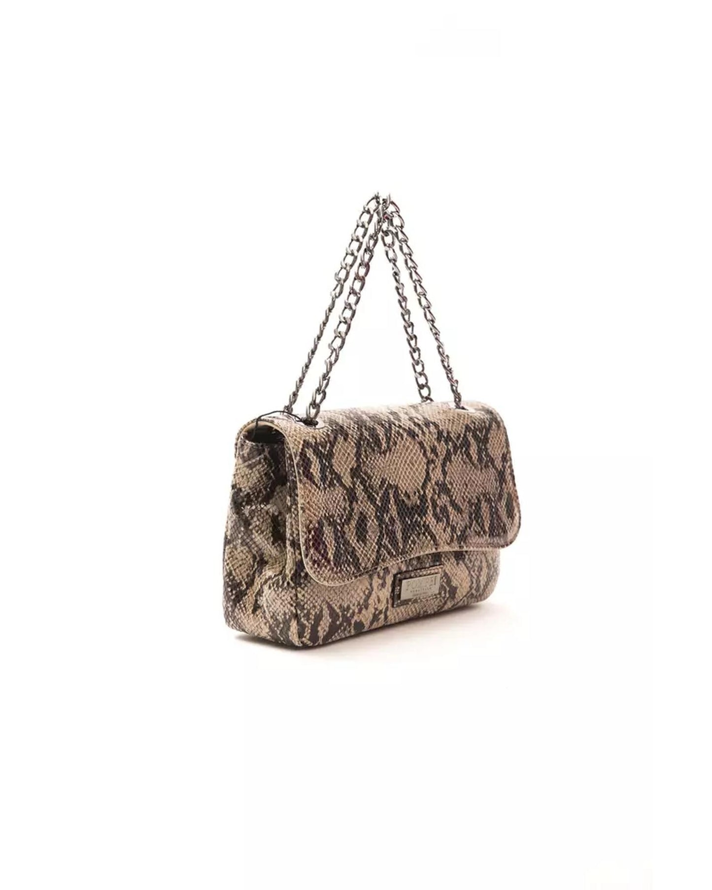 Python Print Leather Crossbody Bag One Size Women