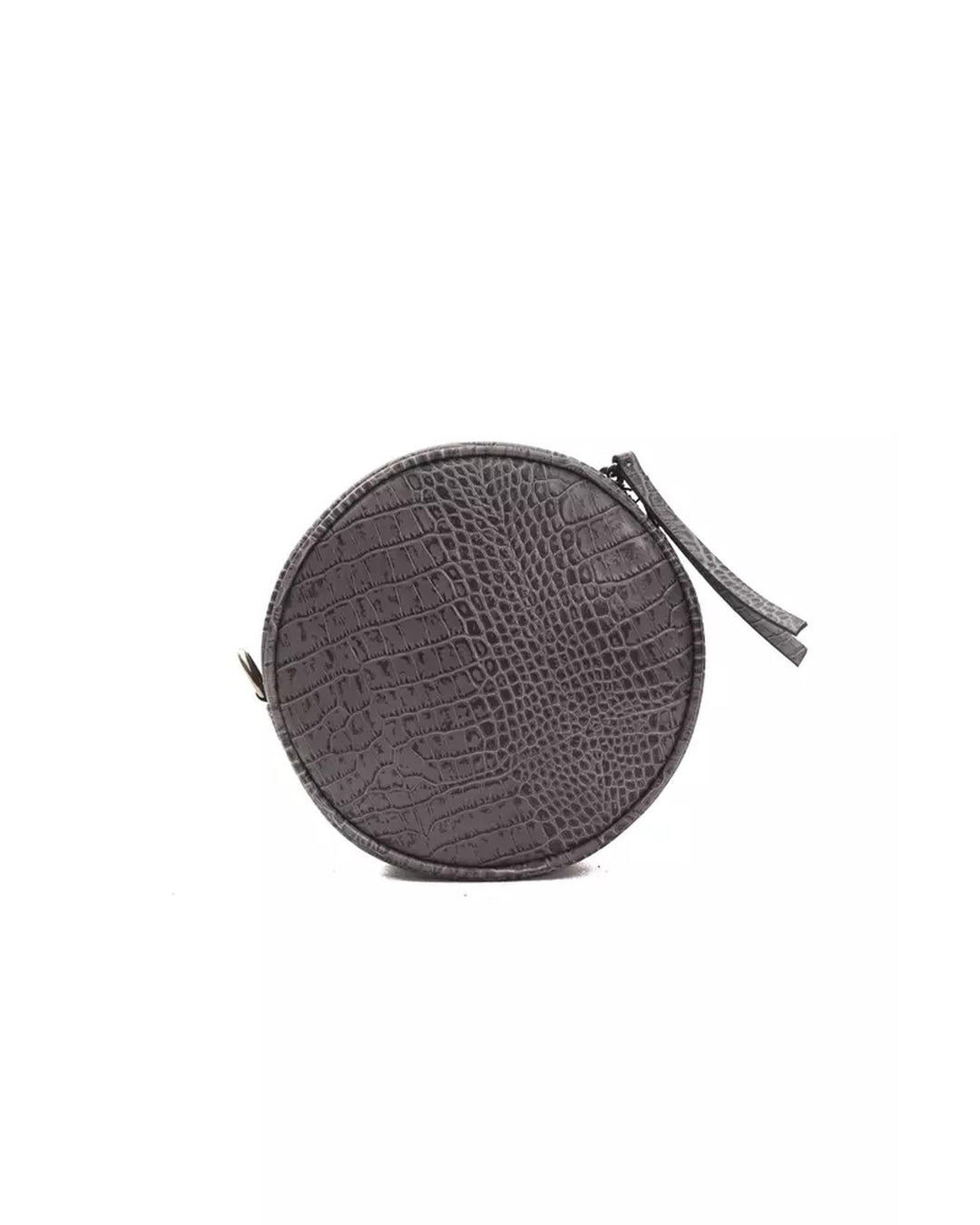 Small Oval Crocodile-print Leather Crossbody Bag One Size Women