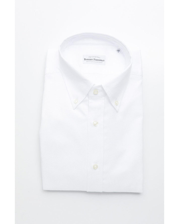 Classic Cotton Button Down Shirt 44 IT Men