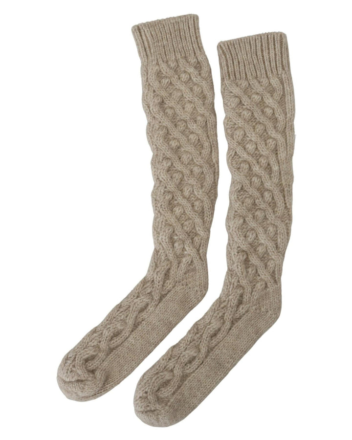 Women Knit Socks with Logo Details One Size Women