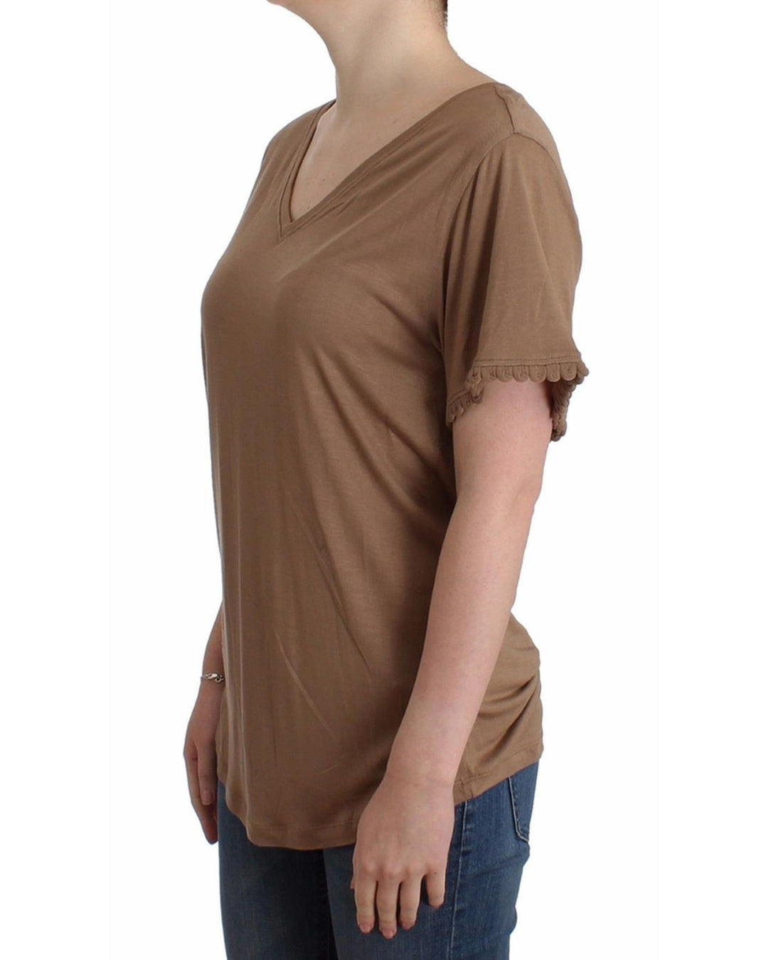 John Galliano Shortsleeved Top with Logo Details S Women