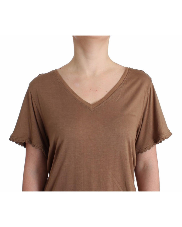 John Galliano Shortsleeved Top with Logo Details S Women