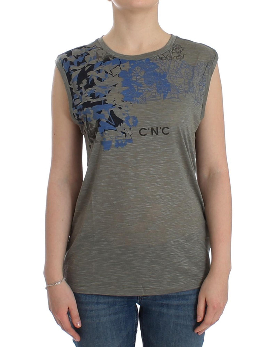 Gorgeous Authentic CNC Costume National Sleeveless T-Shirt L Women