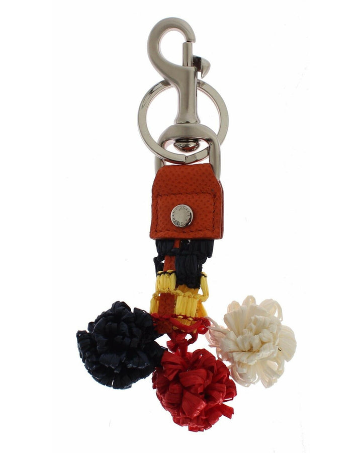 Dolce & Gabbana Raffia Keychain One Size Women